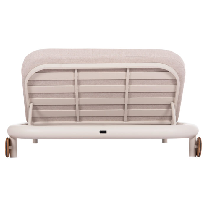 OUTDOOR DAYBED SERIES UTOPIA SM6238.02 ALUMINUM IN CREAM WHITE-OLEFIN IN BEIGE 200x150x36Hcm. - Image 6