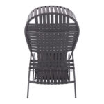 ALUMINUM ARMCHAIR STUNNER SM6323.02 ANTHRACITE FRAME-STRAP ROPE-CUSHIONS 95x106x165Hcm. - Image 6