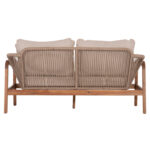 OUTDOOR 2-SEATER SOFA SERIES OASIS SM6225 ACACIA WOOD-ALUMINUM & ROPE IN BEIGE 156x82x73Hcm. - Image 6