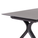 ΣΕΤ ΤΡΑΠΕΖΑΡΙΑΣ 7TMX ANDROMEDA (S) SM21253 ΑΛΟΥΜΙΝΙΟ-SINTERED STONE ΣΚΟΥΡΟ ΓΚΡΙ - Image 7