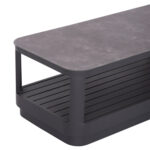 OUTDOOR CORNER LOUNGE SET 3PCS SERIES ELYSIA SM6187.01 DARK GREY ALUMINUM-ROPE-P.E.FABRIC - Image 7