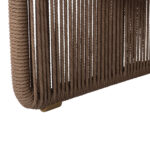 ALUMINUM COFFEE TABLE SERIES DESTINY SM6171 WICKER ROPE-SINTERED STONE TOP 88x88x39,5Hcm. - Image 7