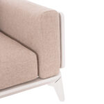 OUTDOOR LOUNGE SET 4PCS ORION CORNER SM6191.02 WHITE ALUMINUM & BEIGE OLEFIN - Image 7