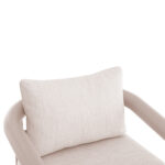 OUTDOOR LOUNGE SET 4PCS EUTOPIA SM6237.02 ALUMINUM IN CREAM WHITE-OLEFIN IN BEIGE-PRINTED GLASS - Image 7