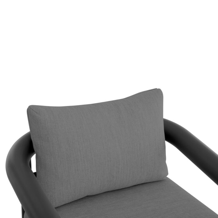 OUTDOOR LOUNGE SET 4PCS EUTOPIA SM6237.01 ALUMINUM-OLEFIN-PRINTED GLASS IN DARK GREY - Image 7