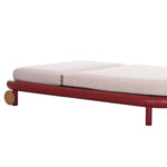 OUTDOOR DAYBED SERIES UTOPIA SM6238.05 ALUMINUM IN RED-OLEFIN FABRIC IN BEIGE 212x155x38Hcm. - Image 7