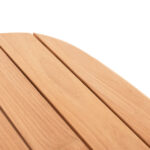 DINING TABLE SERIES EUTOPIA SM6203.05 RED ALUMINUM-TEAK WOOD 220x100x75Hcm. - Image 7
