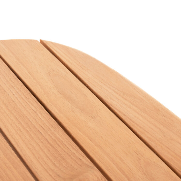 DINING TABLE SERIES EUTOPIA SM6203.05 RED ALUMINUM-TEAK WOOD 220x100x75Hcm. - Image 7