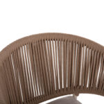 ALUMINUM DINING CHAIR STELLAR SM6320 IVORY FRAME & CUSHION-NATURAL ROPE 64,5x60x78,5Hcm - Image 7