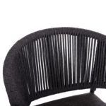 ALUMINUM DINING CHAIR STELLAR SM6320.02 ANTHRACITE FRAME & CUSHION-NATURAL ROPE 64,5x60x78,5Hcm - Image 7