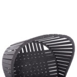 ALUMINUM ARMCHAIR STUNNER SM6323.02 ANTHRACITE FRAME-STRAP ROPE-CUSHIONS 95x106x165Hcm. - Image 7