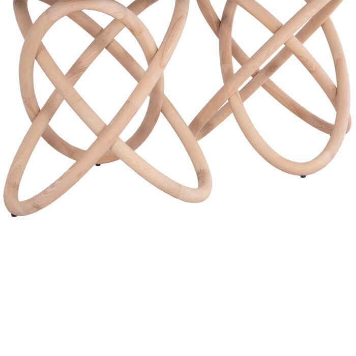 Dining Table Orbiter SM18093.02 Ceramic Top in Ecru color-Ashwood Legs in Natural color 200x100x76.5Hcm. - Image 7