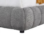 ΚΡΕΒΑΤΙ ΔΙΠΛΟ ΜΕ ΑΠΟΘ.ΧΩΡΟ BUBBLE SM725.01 ΓΚΡΙ CHENILLE ΥΦΑΣΜΑ--ΣΤΡΩΜΑ 160x200εκ - Image 7