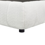 ΚΡΕΒΑΤΙ ΔΙΠΛΟ ΜΕ ΑΠΟΘ.ΧΩΡΟ BUBBLE SM725.02 ΛΕΥΚΟ CHENILLE ΥΦΑΣΜΑ--ΣΤΡΩΜΑ 160x200εκ - Image 7