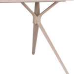 ΤΡΑΠΕΖΙ ANTOINE SM6355 ΚΡΕΜ ΑΛΟΥΜΙΝΙΟ & SINTERED STONE TOP 180x90x75Yεκ. - Image 7