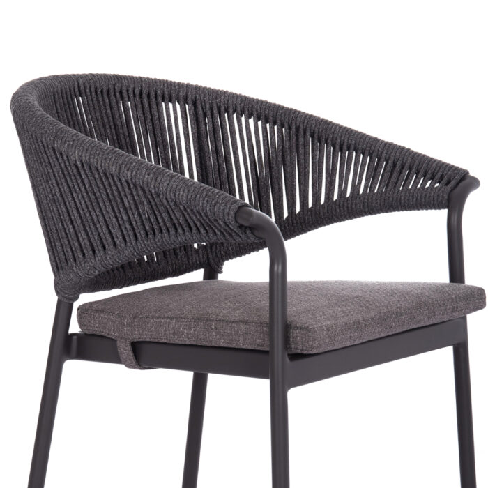 ΣΕΤ ΤΡΑΠΕΖΑΡΙΑΣ 7TMX ANDROMEDA (L) SM21252 ΑΛΟΥΜΙΝΙΟ-SINTERED STONE ΣΚΟΥΡΟ ΓΚΡΙ - Image 8