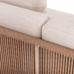 MULTIFORM OUTDOOR LOUNGE SET 6PCS AURORA SM6170 IVORY ALUMINUM-BEIGE WICKER-SINTERED STONE - Image 8