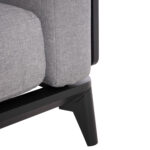 OUTDOOR LOUNGE SET 4PCS ORION SM6192.01 DARK GREY ALUMINUM & GREY OLEFIN - Image 8