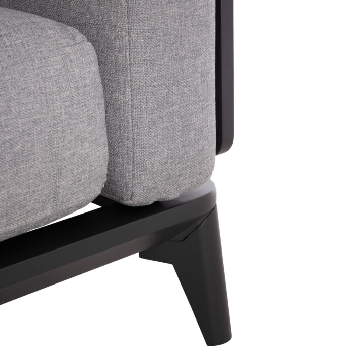 OUTDOOR LOUNGE SET 4PCS ORION SM6192.01 DARK GREY ALUMINUM & GREY OLEFIN - Image 8