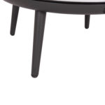OUTDOOR COFFEE TABLE ROUND ZODIAC SM6214.01 GREY ALUMINUM & 3D PRINT GLASS TOP-Φ60x28Hcm. - Image 8