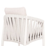 DINING ARMCHAIR KWEEN SM6210.02 CREAM WHITE ALUMINUM-BEIGE P.E.STRAP ROPE-OLEFIN FABRIC 59x60x76Hcm. - Image 8
