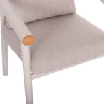 DINING CHAIR SERIES EUTOPIA SM6239.02 CREAM WHITE ALUMINUM-BEIGE OLEFIN FABRIC 62x66x78Hcm. - Image 8