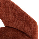 Dining Chair Empire SM18103 Orange fabric-Ashwood legs in Walnut color 55x54x78Hcm. - Image 8