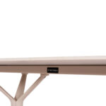 ΤΡΑΠΕΖΙ ANTOINE SM6355 ΚΡΕΜ ΑΛΟΥΜΙΝΙΟ & SINTERED STONE TOP 180x90x75Yεκ. - Image 8