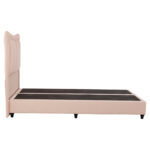 DOUBLE BED NESTOR HM715 BEIGE VELVET FOR MATTRESS 160x200cm. - Image 4