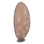 ALUMINUM SCREEN DIVIDER KOMORABI (L) SM6180 ANTHRACITE FRAME-WICKER IN BEIGE 110x33x199Hcm.