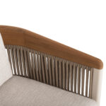 ALUMINUM DINING CHAIR SERIES ETHEREAL SM6166 TEAK WOOD-P.E.ROPE-OLEFIN 60x63x84Hcm. - Image 8