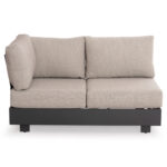OUTDOOR CORNER LOUNGE SET 4PCS ADHARA SM6189 ALUMINUM-OLEFIN FABRIC-SINTERED STONE - Image 6