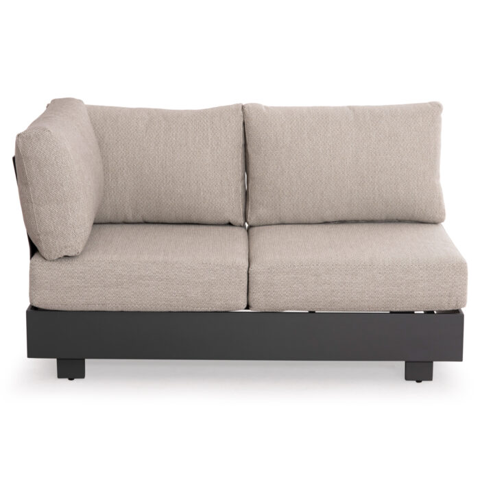 OUTDOOR CORNER LOUNGE SET 4PCS ADHARA SM6189 ALUMINUM-OLEFIN FABRIC-SINTERED STONE - Image 6