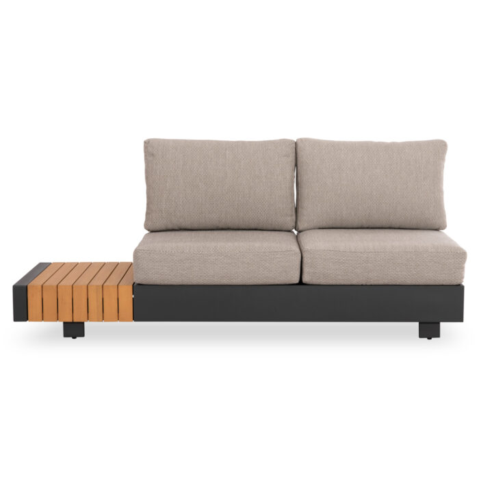 OUTDOOR CORNER LOUNGE SET 4PCS ADHARA SM6189 ALUMINUM-OLEFIN FABRIC-SINTERED STONE - Image 7