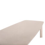 ΤΡΑΠΕΖΙ STERLIN SM6356 ΚΡΕΜ ΑΛΟΥΜΙΝΙΟ & SINTERED STONE TOP 240x100x76Yεκ. - Image 5