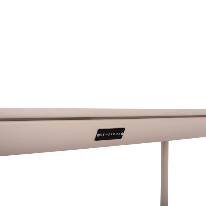 ΤΡΑΠΕΖΙ STERLIN SM6356 ΚΡΕΜ ΑΛΟΥΜΙΝΙΟ & SINTERED STONE TOP 240x100x76Yεκ. - Image 6