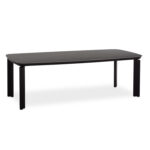ΤΡΑΠΕΖΙ STERLIN SM6356.02 ΣΚΟΥΡΟ ΓΚΡΙ ΑΛΟΥΜΙΝΙΟ & SINTERED STONE TOP 240x100x76Y