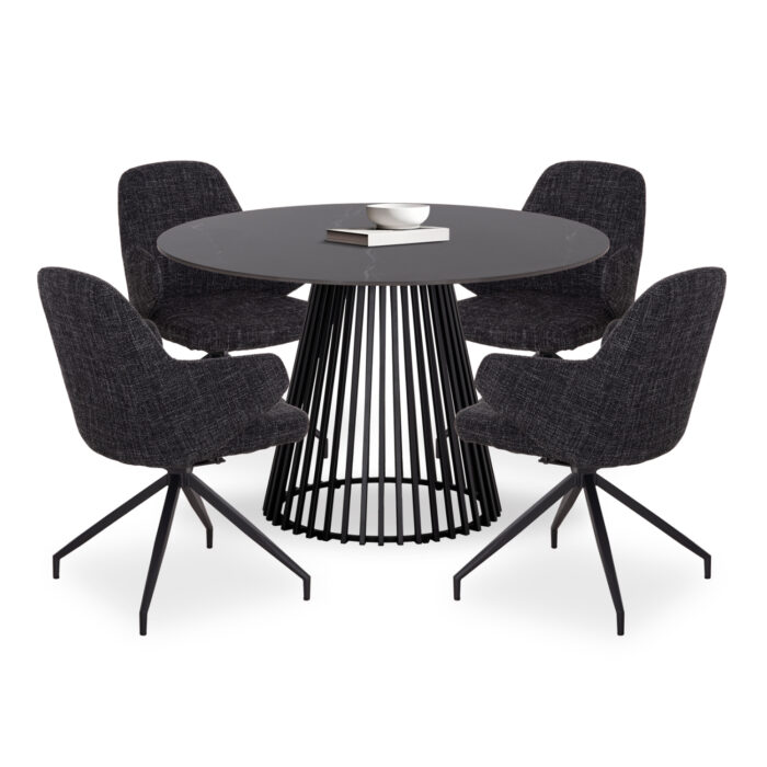 ΣΕΤ ΤΡΑΠΕΖΑΡΙΑΣ 5ΤΜΧ MEMNON SM21239 ΚΕΡΑΜΙΚΟ TOP-- ΣΤΡΟΓΓΥΛΟ - Image 1