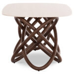 DINING TABLE ORBITER SM18352.01 CERAMIC TOP-ASHWOOD LEGS IN WALNUT COLOR 200x100x76.5Hcm. - Image 4