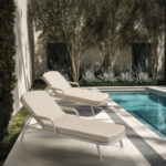 ΞΑΠΛΩΣΤΡΑ BERLINETTE SM6420.02 ΚΡΕΜ ΑΛΟΥΜΙΝΙΟ--ΜΠΕΖ ΟΛΕΦΙΝ ΥΦΑΣΜΑ 197x82x53Υεκ. - Image 2