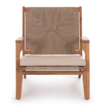 ARMCHAIR FORTUNA SM6246.01 ACACIA WOOD IN NATURAL COLOR-BEIGE ROPE & CUSHION 64x78,5x79Hcm. - Image 3