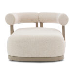 DAYBED ΜΟΝΟ DECCARD SM6467.02 ΑΛΟΥΜΙΝΙΟ & ΥΦΑΣΜΑ ΜΠΕΖ 169,5x95x59,5Υεκ - Image 4