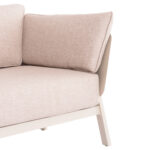 OUTDOOR LOUNGE SET 4PCS ENASTRON SM6194.05 BEIGE ALUMINUM & OLEFIN FABRIC - Image 5