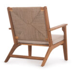 ARMCHAIR FORTUNA SM6246.01 ACACIA WOOD IN NATURAL COLOR-BEIGE ROPE & CUSHION 64x78,5x79Hcm. - Image 5