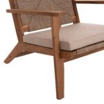 ARMCHAIR FORTUNA SM6246.01 ACACIA WOOD IN NATURAL COLOR-BEIGE ROPE & CUSHION 64x78,5x79Hcm. - Image 7