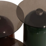 ΣΕΤ 3 ΤΡΑΠΕΖΙA ΣΑΛΟΝΙΟΥ GEMINS SM18312 ΜΕΤΑΛΛΙΚΕΣ ΒΑΣΕΙΣ-GLASS TOPS - Image 7