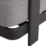 OUTDOOR LOUNGE SET 4PCS AURA SM6193.01 GREY ALUMINUM-OLEFIN FABRIC-ROCK BEAM TOP - Image 8