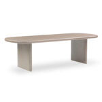 ΤΡΑΠΕΖΙ ΤΡΑΠΕΖΑΡΙΑΣ ΟΒΑΛ ABSOLUTION SM6464.02 ΜΠΕΖ ΑΛΟΥΜΙΝΙΟ 260x108x75Υεκ