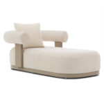 DAYBED ΜΟΝΟ DECCARD SM6467.02 ΑΛΟΥΜΙΝΙΟ & ΥΦΑΣΜΑ ΜΠΕΖ 169,5x95x59,5Υεκ