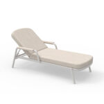 ΞΑΠΛΩΣΤΡΑ BERLINETTE SM6420.02 ΚΡΕΜ ΑΛΟΥΜΙΝΙΟ--ΜΠΕΖ ΟΛΕΦΙΝ ΥΦΑΣΜΑ 197x82x53Υεκ.